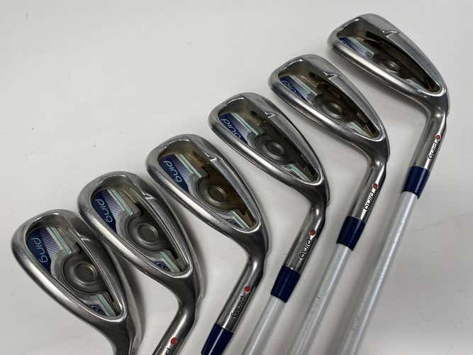 Ping G LE Iron Set 7-PW+GW+SW Red Dot ULT230 Ladies Graphite Womens RH
