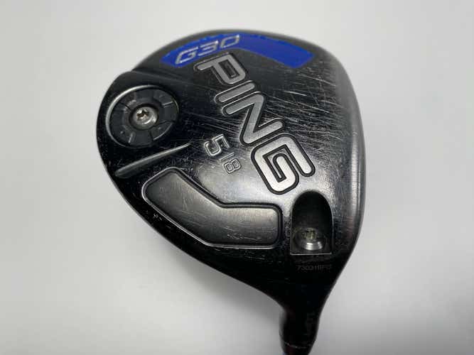Ping G30 5 Fairway Wood 18* TFC 419 Soft Regular Senior RH Midsize Grip
