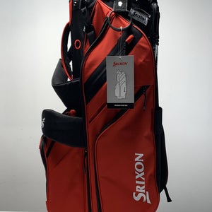 Srixon Premium Stand Bag Red Black 6-Way Divide Dual Strap Golf Bag NEW