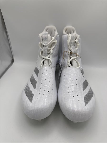 Adidas Adizero Chaos Linemen Mens Football Cleats Shoe White Size 11 NWOB