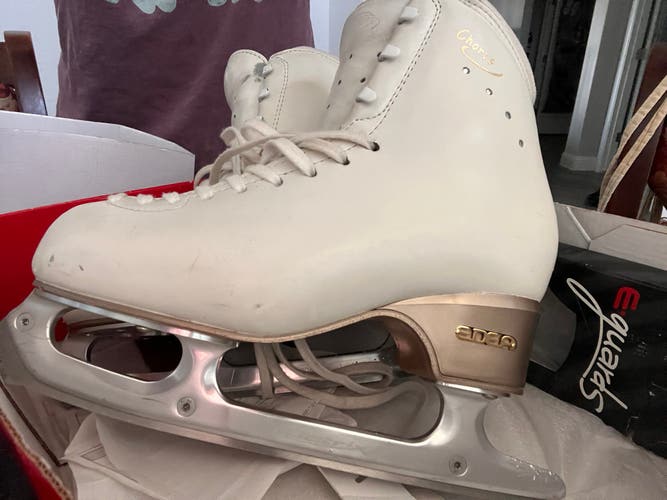 EDEA chorus Figure Skate Boots C Adult 8 (Used)