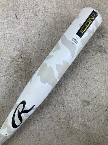 2025 Rawlings Icon Composite Bat USSSA Certified (-8) Composite 24 oz 32" (Used)