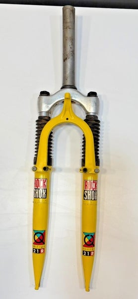 Vintage 1990s Rockshox Quadra 21R 26" QR Suspension Fork 175mm 1-1/8" Steerer
