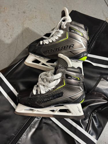 Bauer Elite Hockey Goalie Skates Regular Width  8 (Used)