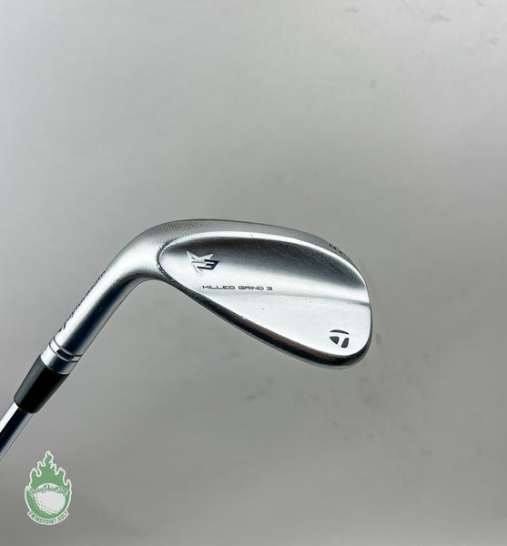 LH Tour Issue TaylorMade Milled Grind 3 LB Wedge 58*-08 S400 Stiff Steel Golf