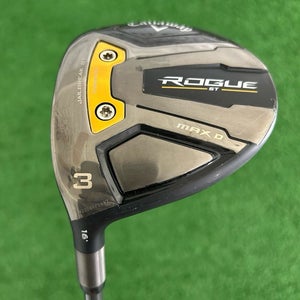 LH Callaway Rogue ST Max D 16 Degree 3 Wood / Extra Stiff