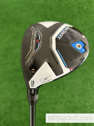 LH Cobra King Aerojet 15 Degree Fairway 3 Wood / Stiff