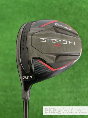 LH Taylormade Stealth 2 Fairway 15 Degree 3 Wood / Stiff