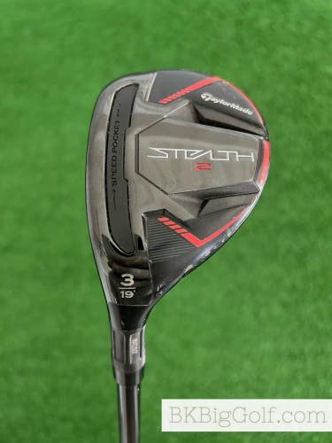 LH Taylormade Stealth 2 19 Degree 3 Hybrid / Stiff