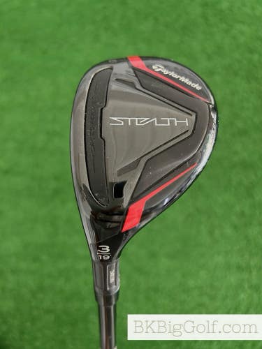 LH Taylormade Stealth 19 Degree 3 Hybrid / Stiff