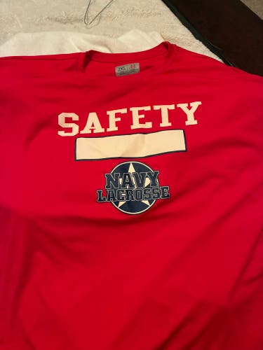2XL Navy Lacrosse TShirt