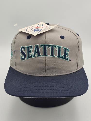 New Vintage Seattle Mariners MLB Sports Sample Competitor Hat Cap Vtg Snapback