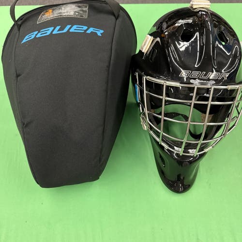 Black Senior Bauer NME One Goalie Mask (Used) | Large (7 1/8 - 7 1/2)