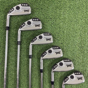 PXG 0311 XP Gen5 Iron Set 5-PW KBS Tour 120 Stiff Flex Left Handed