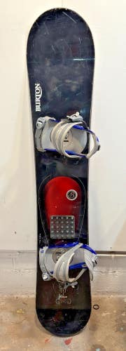 Burton Baron 157cm Twin-Tip All-Mountain Snowboard RIDE Preston Bindings