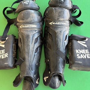 Black Youth Easton Mako Catcher's Leg Guard