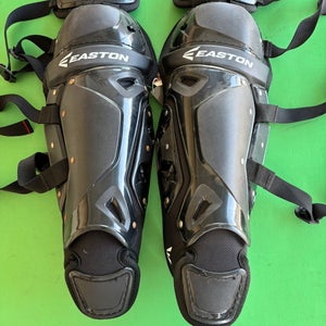 New Black Youth Easton M5 QwikFit Catcher's Leg Guard