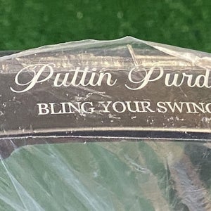 Puttin Purdy Bling Blade Putter RH 34.5" Shaft Pristine Condition Promo  WOW