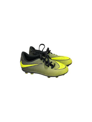 Used Nike Soccer Cleats Black And Optic Yellow Youth 11.0 11862-S000090187