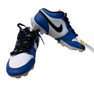 Used Nike Adult FB Cleats Clear And Royal Blue Senior 7 11835-S000195873