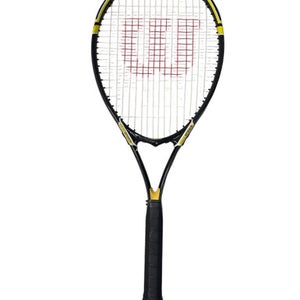 Used Wilson TOUR SLAM STOPSHOCK Adult Tennis Racquet Black 4 3/8" 11835-S000196925