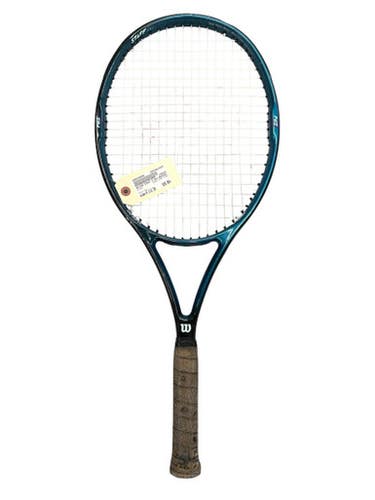 Used Wilson STAFF 4.8SI Adult Tennis Racquet Teal 4 1/2" 11835-S000196988