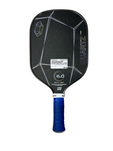 Used SIXZERO QUARTZ RC15MM Pickleball Racquet Black 11835-S000197071