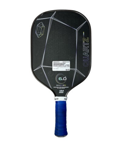 Used SIXZERO QUARTZ RC15MM Pickleball Racquet Black 11835-S000197071