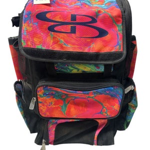 Used BoomBah BOOMBAH WHEELED BAG BB/SB Player Wheeled Bag Black And Red 11835-S000197042