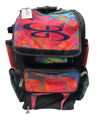 Used BoomBah BOOMBAH WHEELED BAG BB/SB Player Wheeled Bag Black And Red 11835-S000197042