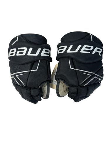 Used Bauer NSX Junior Gloves Black 10" 11835-S000197094