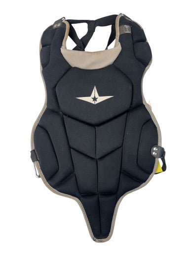 Used All Star AD STARR Catchers Helmet w/Mask Black MD 11835-S000195070
