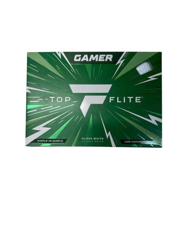 Used Top Flite GAMER 12 Pack - Golf Balls White 11835-S000196695