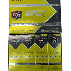 Used Wilson 50 ELITE 12 Pack - Golf Balls Yellow 11835-S000196696