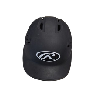 Used Rawlings 6 3/8 7 1/8 Batting Helmet No Mask Black LG 11769-S000028558