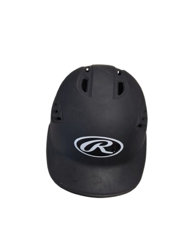 Used Rawlings 6 3/8 7 1/8 Batting Helmet No Mask Black LG 11769-S000028558
