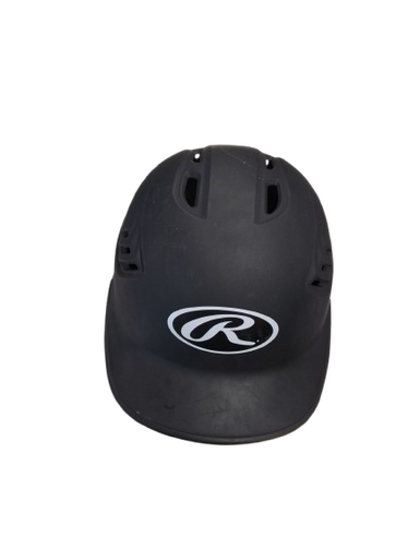Used Rawlings 6 3/8 7 1/8 Batting Helmet No Mask Black LG 11769-S000028558