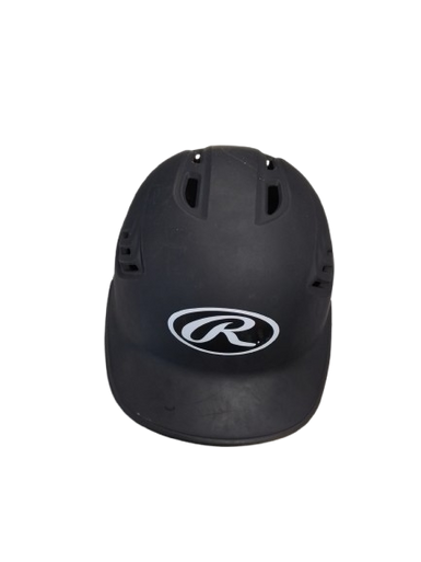 Used Rawlings 6 3/8 7 1/8 Batting Helmet No Mask Black LG 11769-S000028557
