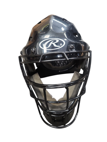 Used Rawlings SMALL Catchers Helmet w/Mask Black SM 11850-S000020953