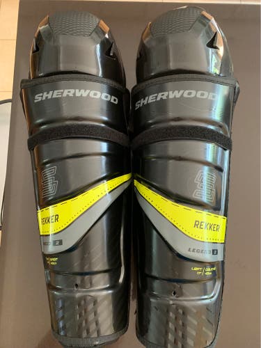 Like-New Sher-Wood Rekker Legend 2 Shin Pads