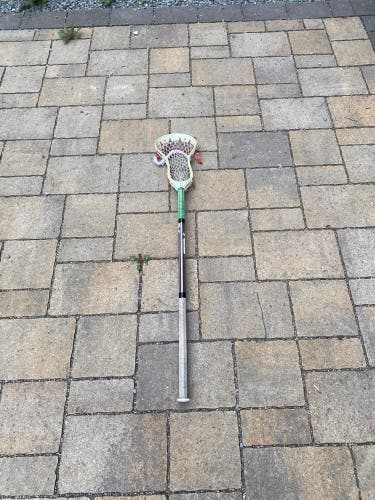 StringKing Mark 2f, white, mid pocket (strung to the outside) on STX SC-TI shaft