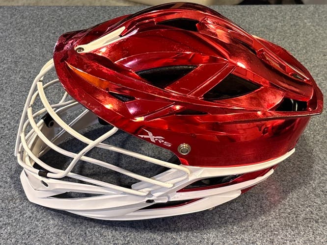 Cascade XRS Pro Helmet: Reflective Red