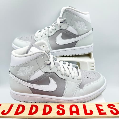 Nike Air Jordan 1 Mid Photon Dust Atmosphere Grey BQ6472-008 Women’s Sz 7 NIB