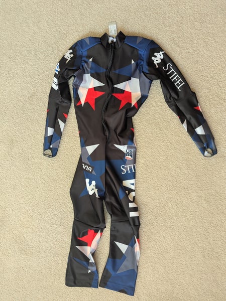 Official KAPPA US SKI TEAM SL SUIT - Women's Small - NEW -  TRAINING - NO FIS STAMP
