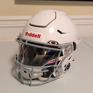Large Youth Riddell SpeedFlex Helmet (Used) plus Oakley Visor