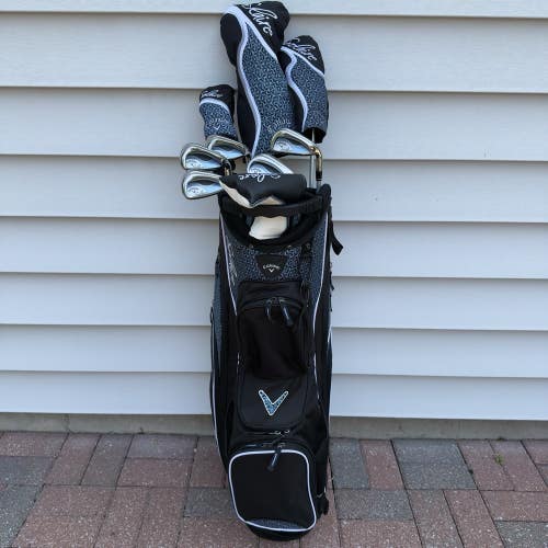 READ Callaway Solaire 2024 Golf Set Womens Driver Wood Hybrid Irons Putter Bag