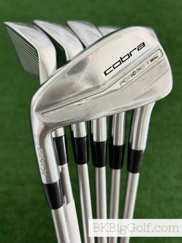 LH Cobra King Forged Tec 23 Iron Set 5-P / KBS Tour C-Taper Lite 110 Stiff