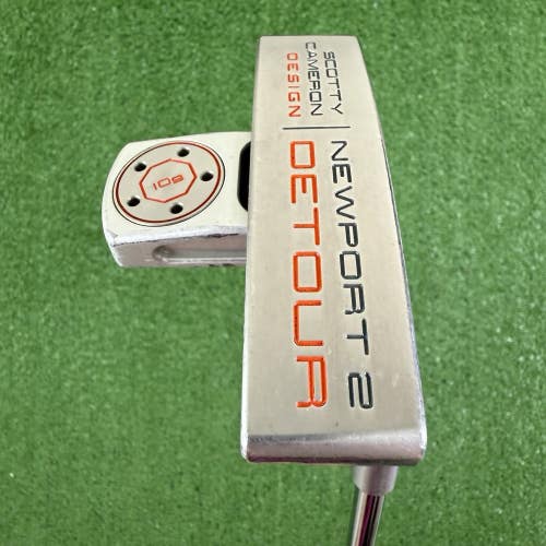 Titleist Scotty Cameron Newport 2 Detour Putter Studio Design Grip 35