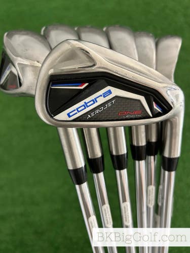 Cobra King Aerojet One Length Iron Set 5-G / KBS Tour Lite Regular