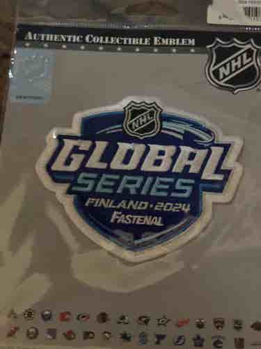 NHL Global Series 2024 Finland Collectible Jersey Patch